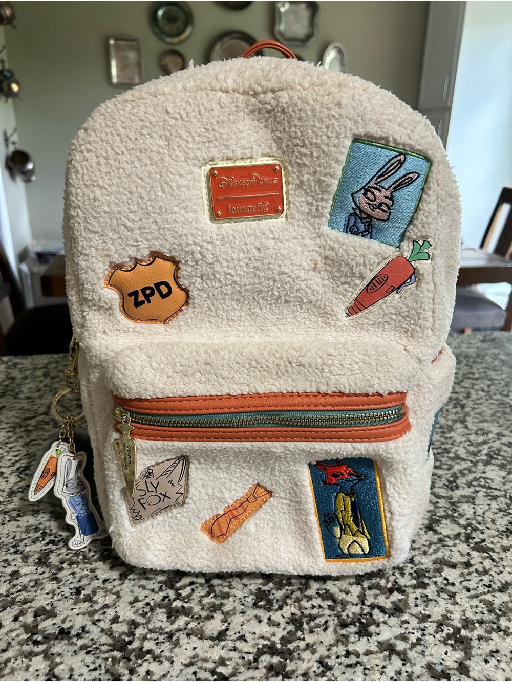 Loungefly Disney Parks Zootopia Sherpa Mini Backpack Exclusive